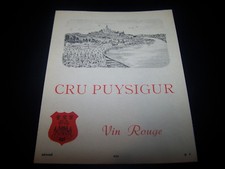 ancienne étiquette vin
