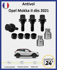 Ecrous antivol de roues noir Opel Mokka 2 dès 2021 (4 écrous + 2 clés)