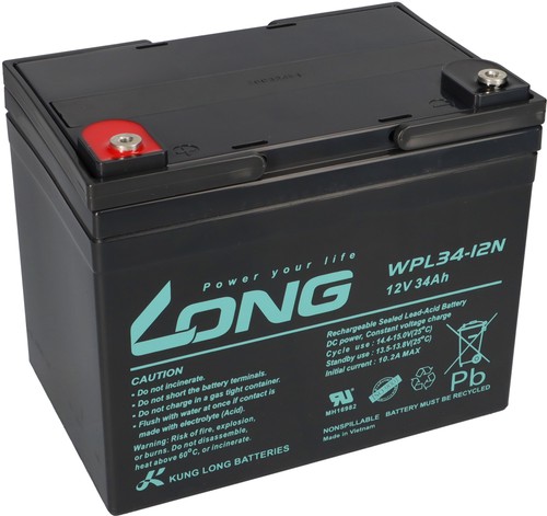 Batterie plomb gel kung long - plomb,