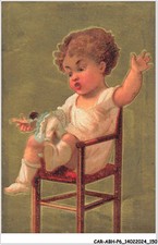 CAR-ABHP6-1079-CHROMOS - BEBE QUI JOUE A LA POUPEE - VENDUE EN L'ETAT