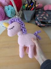 Licorne unicorne, doudou fait