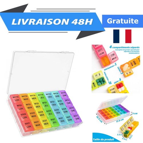 Pilulier semainier jours 28 - semainier,