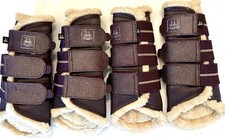 Eskadron - Soft Tendon Boots FAUX FUR  DEEPBERRY  XL and Eskadron Bell Boots L