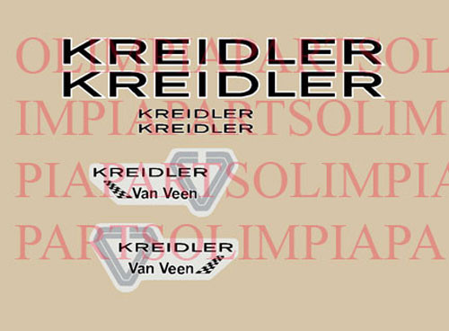 Kreidler van veen - veen, adhésifs