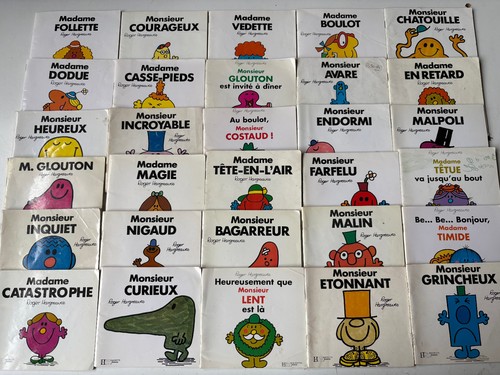 Lot livres monsieur - 30, madame