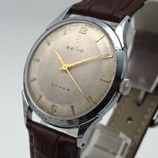 OH serviced, Vintage 1958 SEIKO SUPER Rare dial J13001 Hand-winding Japan #1861