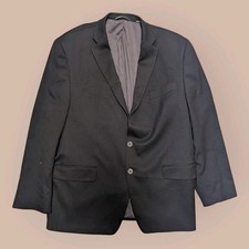 Men's Michael Kors Black Blazer 44R Bussing Work Wear