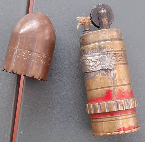 Ww1 briquet obus - laiton, avec