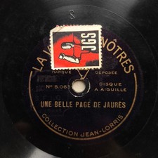 Disque 78 tours La voix des