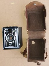 Vintage Agfa Synchro Box Type 120 Roll Film Medium Format Camera w/Case Untested