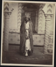 Algeria, Handmaid Vintage Print. Albumen print 23x19 Circa 1870 