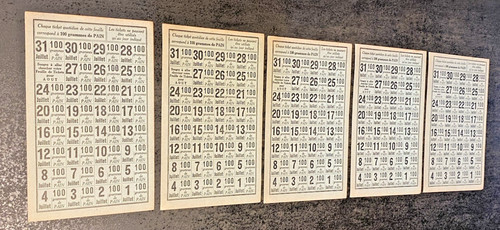 Lot ticket de - lot,