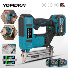 Agrafeuse &Cloueur Cloueuse 2en1 électrique sans fil sans balais pour Makita 18V