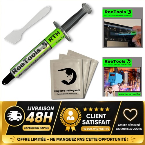 Pâte thermique reetools - pâte,