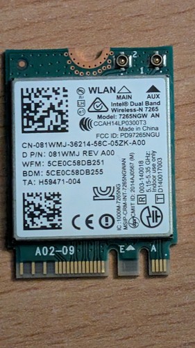 Carte adaptateur wifi intel - carte,