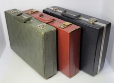 Vintage Briefcase Attache Case Lot Of (3) Unbranded