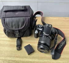 Canon EOS 1100D 12MP Black Digital SLR Camera + Lens, Case, Battery