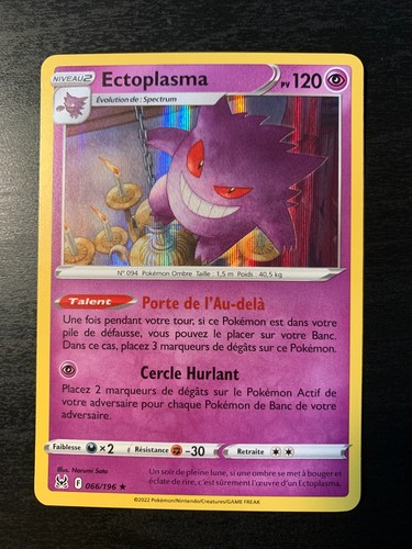 Carte pokémon holo ectoplasma - pokémon,