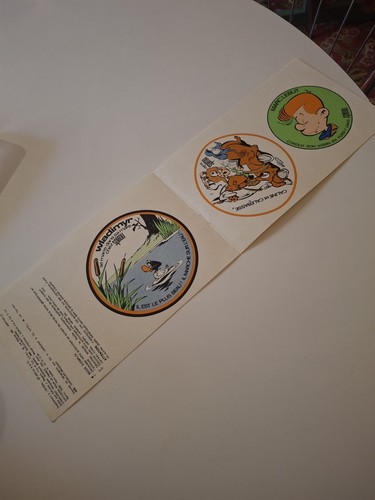 Autocollant spirou année 1973 - autocollant,