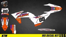 Kit Déco Moto pour / Mx Decal Kit for Ktm SX / SX-F - Vintage Retro