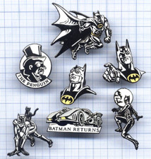 7 Pin Series Super Hero BATMAN Catwoman THE PENGUIN Comics Demons & Wonders