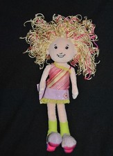 Peluche Doudou Poupée MANHATTAN TOY Groovy Phoebe Girls Blonde Rose 32 Cm TTBE
