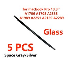 5pcs for MacBook Pro 13'' A2338 M2 2022 Front Bezel Logo Cover Original Glass