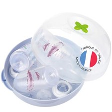 Stérilisateur Biberons pour Micro-ondes Stérilise en 4 Minutes