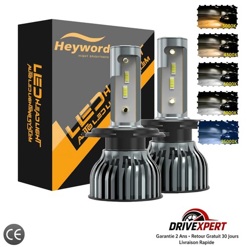 Ampoules phare led - voiture, h4