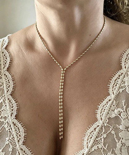 Collier décolleté cascade