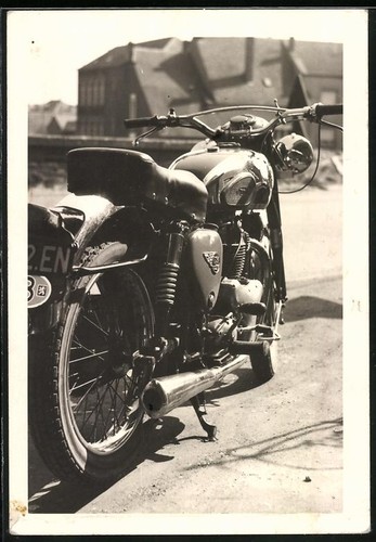 Photographie moto bsa vue - photographie, de