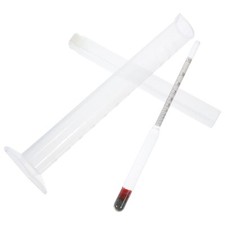 1 ensemble d'hydromètre à alcool à Triple échelle de cylindre de Test pour