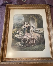 Print by Comte-Calix “Fleurs Artificielles” Regnier Lithograph 
