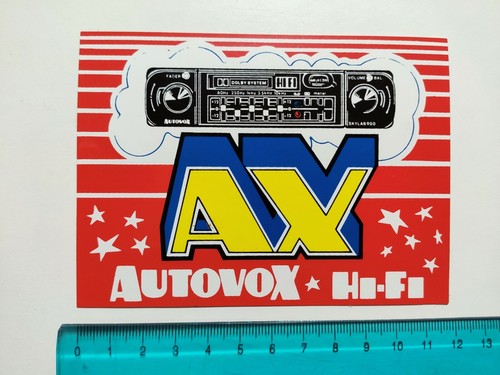 Autocollant autovox - hi-fi,