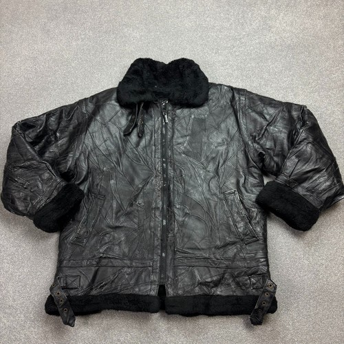 Blouson volant cuir adulte - blouson,
