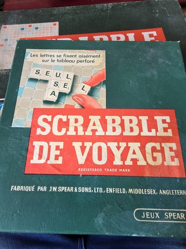 Ancien jeu scrabble - jeu, de