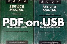 2004 Dodge RAM Camion Atelier