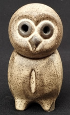 Sculpture chouette céramique