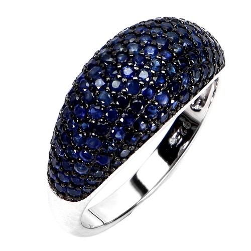 925 bague argent saphir - en,