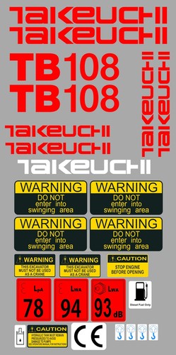 Takeuchi tb108 mini - mini, digger