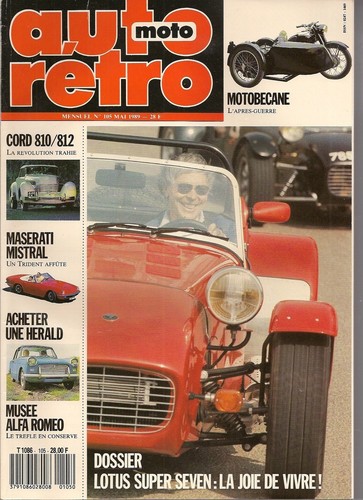 Auto retro 105 - 105, lotus