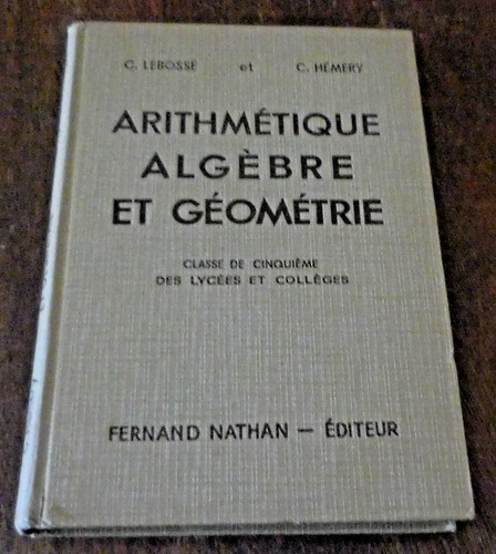 Arithmétique algèbre - arithmétique, et