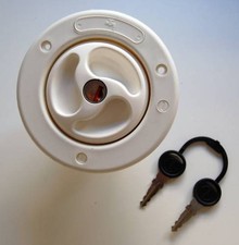 Extérieur Bouche de remplissage d’eau 40mm Blanc Plug Camper Bocana Motorhome