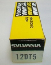 12DT5 SYLVANIA NOS NIB Tube New 1 Piece Boxed