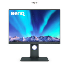 BenQ SW240 Photo Video Editing Monitor 24" 16:10 WUXGA - Hardware Calibrated