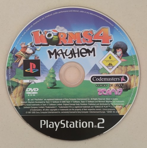 Playstation ps2 worms - playstation,