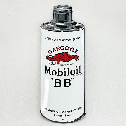 Mobiloil gargoyle plaque - "bb",