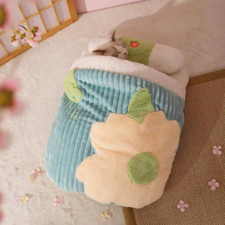 Lit Chaud Japonais Sakura Pour Chat, Sac De Couchage Pour Chat, Sommeil Profond,
