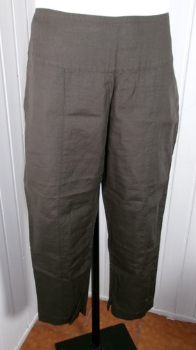 Pantalon court 100 lin - 7/8, 100%
