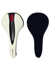 Velo Forte Pro SL Bike Saddle Seat Cycling White Racing w/Lycra Padded Cover